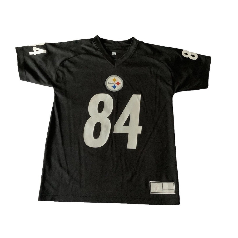 Pittsburgh Steelers Football Jersey Youth L Fan Favorite -Name On Back - BROWN